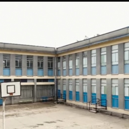 SJS School building (Courtyard - place where 3-6 stood in the mornings)